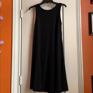 Black T-shirt dress